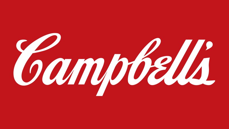 The Campbell's soup logo.